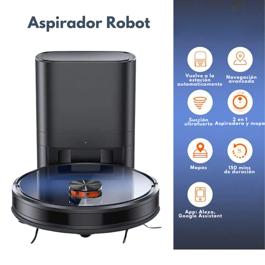 Robot Aspirador - Mantén tu hogar más limpio sin esfuerzo